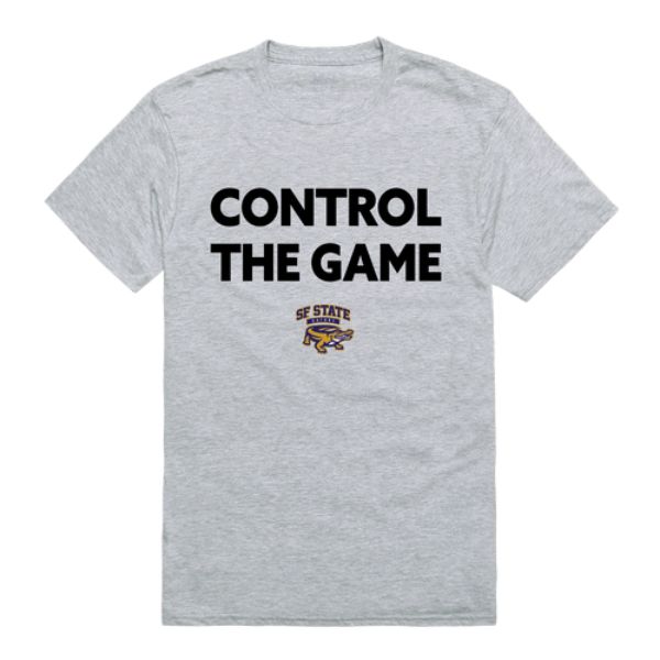 542-376-HGY-02 San Francisco State University CTG T-Shirt, Heather Grey - Medium -  W Republic