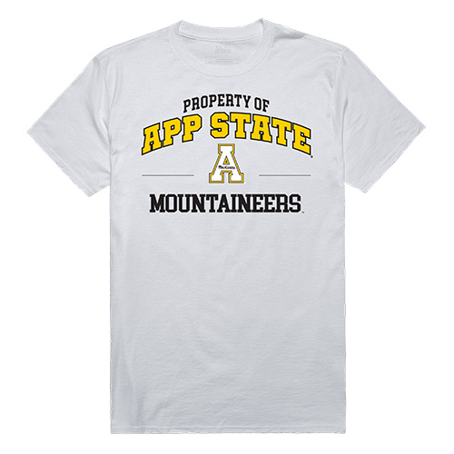 Apparel 517-104-N01-01 Appalachian State University Property Tee Shirt - White, Small -  W Republic