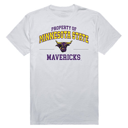 Apparel 517-132-N01-05 Minnesota State University, Mankato Property College Tee Shirt - White, 2XL -  W Republic