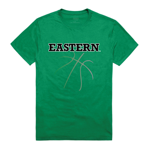 510-295-G77-01 Eastern Michigan University Men Basketball T-Shirt, Kelly - Small -  W Republic