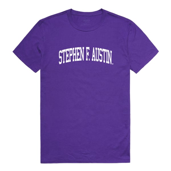 Stephen F. Austin State University Men College T-Shirt, Purple - Medium -  FinalFan, FI4106356