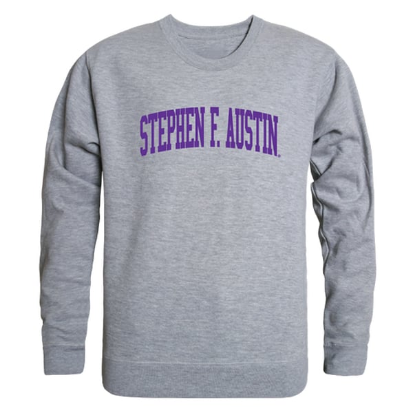 Stephen F. Austin State University Men GameDay Crewneck Sweatshirt, Heather Grey - 2XL -  FinalFan, FI4122156