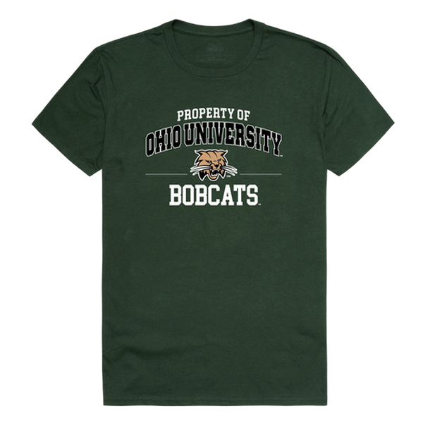 517-360-G75-01 Ohio University Men Property T-Shirt, Forest White - Small -  W Republic