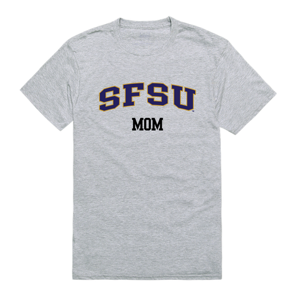 549-376-HGY-04 San Francisco State University College Mom T-Shirt, Heather Grey - Extra Large -  W Republic Products