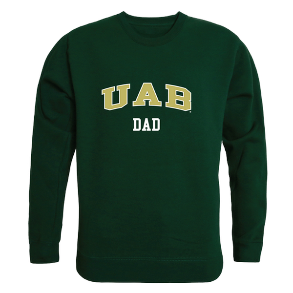 University of Alabama at Birmingham Dad Crewneck T-Shirt, Forest Green - Medium -  LogoLovers, LO4148833