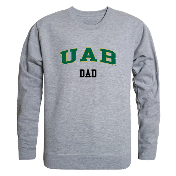 University of Alabama at Birmingham Dad Crewneck T-Shirt, Heather Grey - Small -  LogoLovers, LO4151404