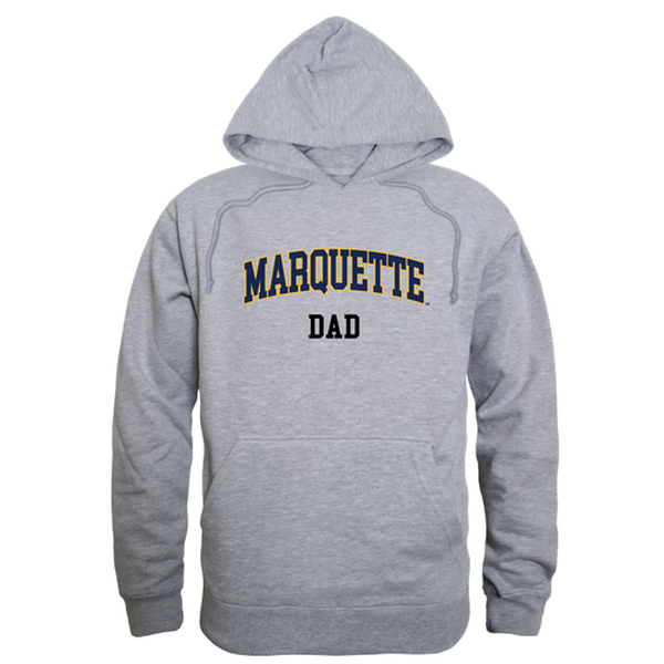 563-130-HGY-05 Marquette University Dad Hoodie, Heather Grey - 2XL -  W Republic Products