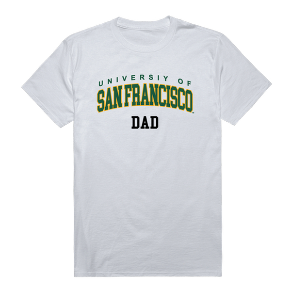 University of San Francisco College Dad T-Shirt, White - Medium -  LogoLovers, LO4139917