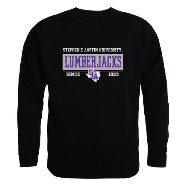 Stephen F. Austin State University Established Crewneck T-Shirt, Black - 2XL -  LogoLovers, LO4157053