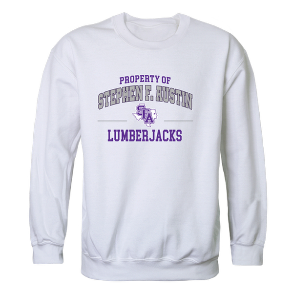 Stephen F. Austin State University Property of Crewneck T-Shirt, White - Large -  LogoLovers, LO4164686