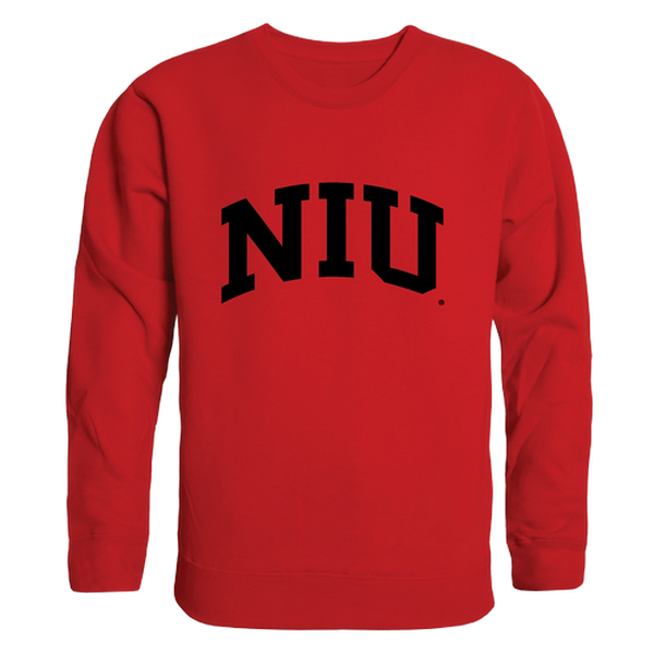 546-142-RED-04 NCAA Northern Illinois Huskies Arch Crewneck T-Shirt, Red - Extra Large -  W Republic