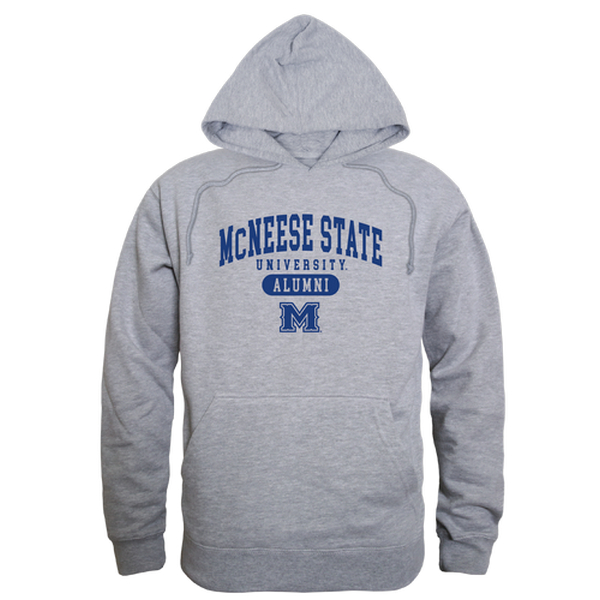 561-338-HGY-05 Men Mcneese State Cowboys Alumni Hoodie, Heather Grey - 2XL -  W Republic