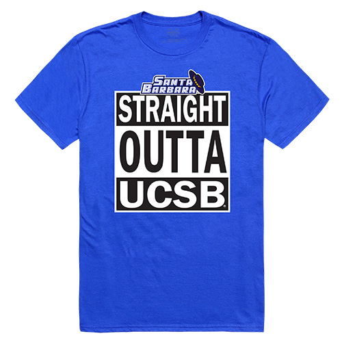 Apparel 511-112-B02-01 Straight Outta, University of California Santa Barbara, Royal - Small -  W Republic