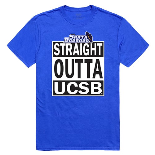 Apparel 511-112-B02-02 Straight Outta, University of California Santa Barbara, Royal - Medium -  W Republic