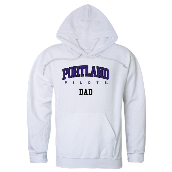 563-363-WHT-04 Men Portland Pilots Dad Hoodie, White - Extra Large -  W Republic