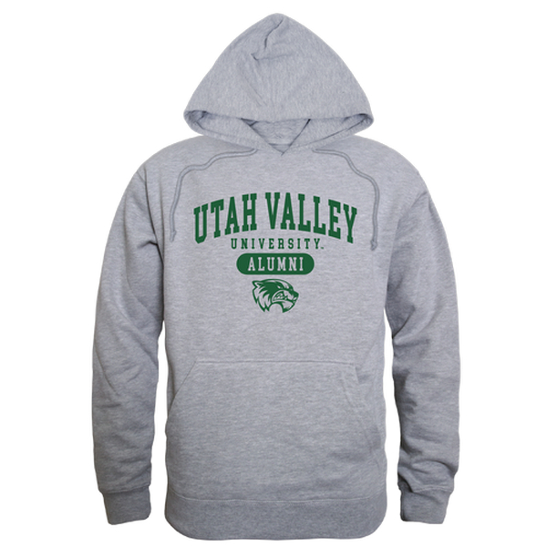 561-210-HGY-05 Men Utah Valley University Wolverines Alumni Hoodie, Heather Grey - 2XL -  W Republic