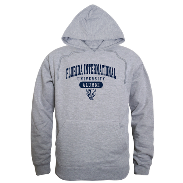 561-219-HGY-05 Men Florida International Golden Panthers Alumni Hoodie, Heather Grey - 2XL -  W Republic