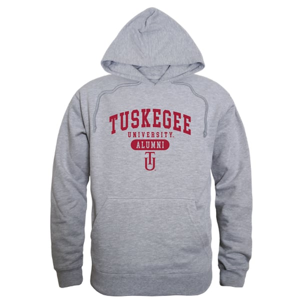 561-240-HGY-05 Men Tuskegee Golden Tigers Alumni Hoodie, Heather Grey - 2XL -  W Republic