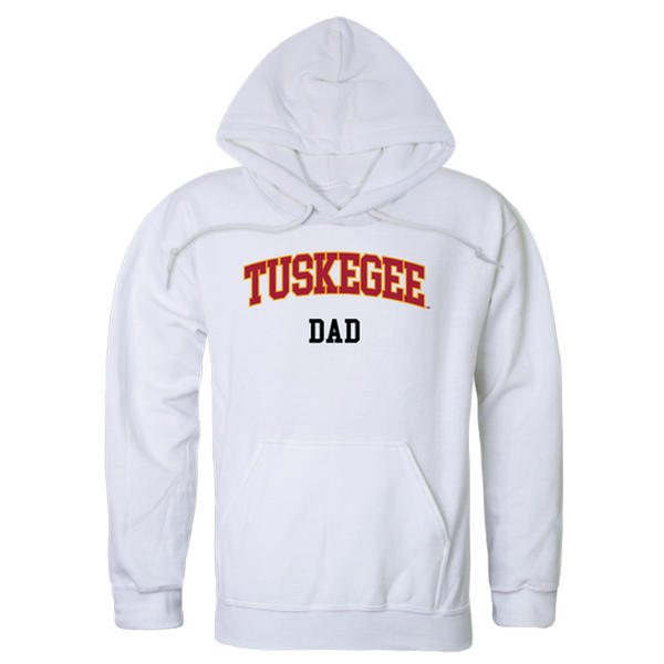 563-240-WHT-04 Men Tuskegee Golden Tigers Dad Hoodie, White - Extra Large -  W Republic