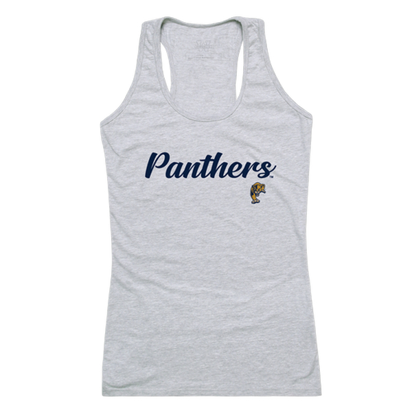 557-219-HGY-05 Women Florida International Golden Panthers Script Tank T-Shirt, Heather Grey - 2XL -  W Republic