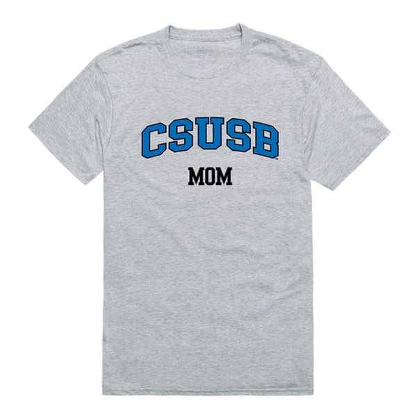 549-207-HGY-02 Women Cal State San Bernardino Coyotes College Mom T-Shirt, Heather Grey - Medium -  W Republic