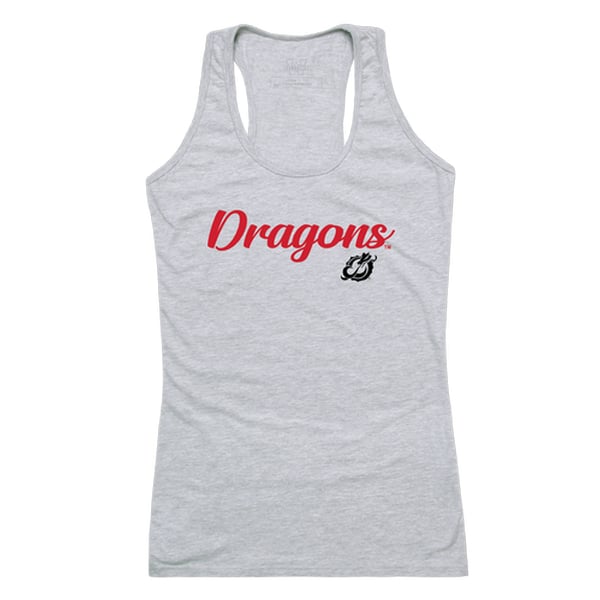 557-343-HGY-05 Women Minnesota State Moorhead Dragons Script Tank T-Shirt, Heather Grey - 2XL -  W Republic