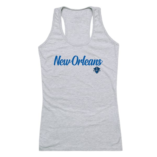 557-349-HGY-05 Women New Orleans Privateers Script Tank T-Shirt, Heather Grey - 2XL -  W Republic