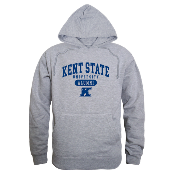 561-128-HGY-05 Men Kent State Golden Flashes Alumni Hoodie, Heather Grey - 2XL -  W Republic