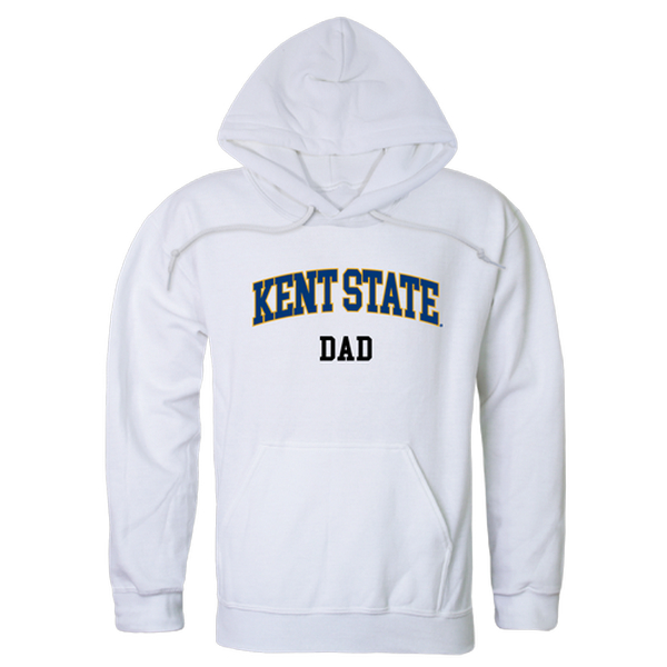 563-128-WHT-04 Men Kent State Golden Flashes Dad Hoodie, White - Extra Large -  W Republic