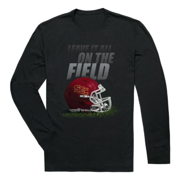 525-578-BLK-01 Sacramento City College Panthers Gridiron Long Sleeve T-Shirt, Black - Small -  W Republic