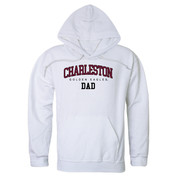 563-630-WHT-04 University of Charleston Golden Eagles Dad Hoodie, White - Extra Large -  W Republic