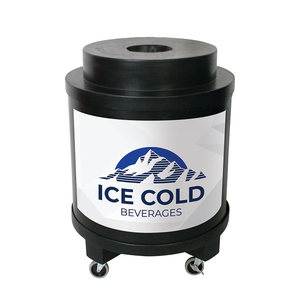 Picture of lowa Rotocast Plastics 3051003 Super Cooler I Beverage Cooler - Black