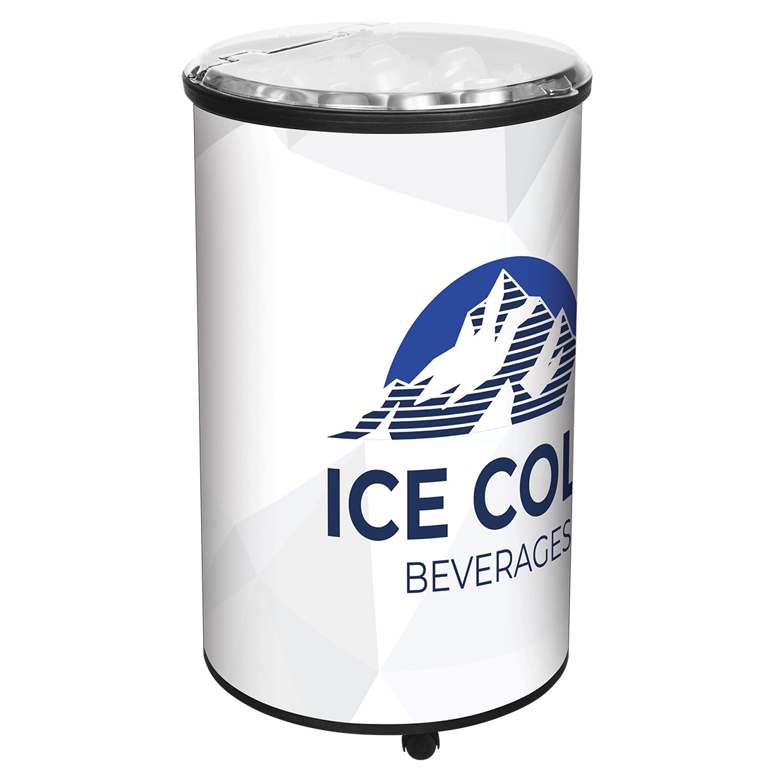 Picture of lowa Rotocast Plastics 3902937  Ice Hawk with lid Beverage Cooler - Black