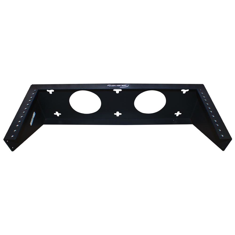 WAVVWMB-4U 4U Vertical Wall Rack Mount Bracket - Black