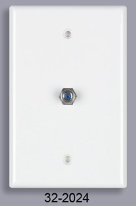 Picture of Data-Comm Electronics DAT30-2013 Coaxial Single Wall Plate