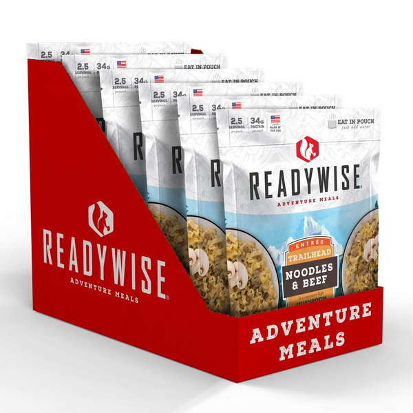 Picture of ReadyWise RW05-004 8 x 11.25 x 9.75 in. Trailhead Noodles & Beef - 6 Count