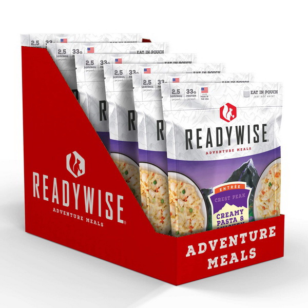 Picture of ReadyWise RW05-006 8 x 11.25 x 9.75 in. Crest Peak Creamy Pasta & Chicken - 6 Count
