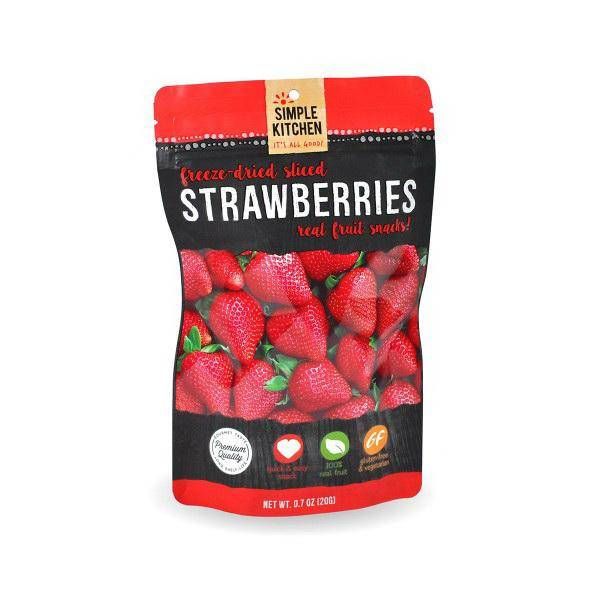 SK05-006 5.75 x 11 x 8.75 in. Simple Kitchen Strawberries Fruit Snack - 6 Count