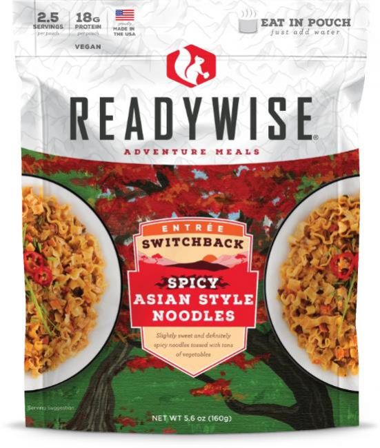 Picture of ReadyWise RW05-015 8 x 11.25 x 9.75 in. Switchback Spicy Asian Style Noodles - 6 Count