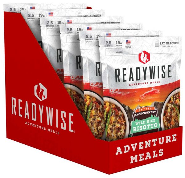Picture of ReadyWise RW05-018 8 x 11.25 x 9.75 in. Backcountry Wild Rice Risotto with Vegetables - 6 Count