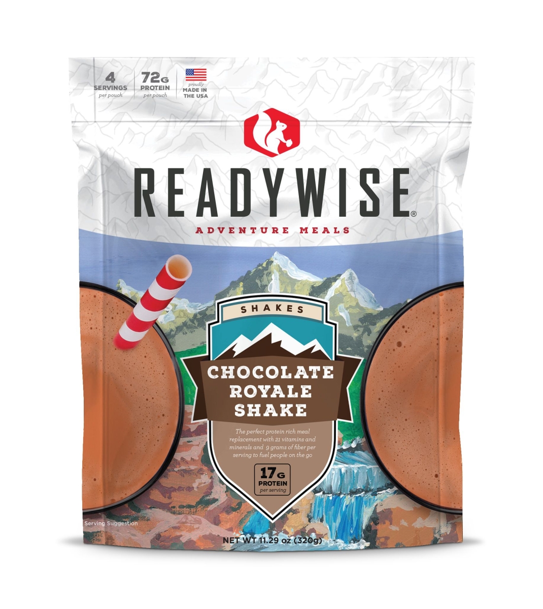 Picture of ReadyWise RW05-821 8 x 11.25 x 9.75 in. Chocolate Royale Shake - 6 Count