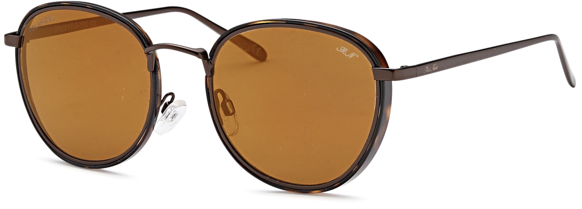Picture of Mia Nova MN - 133B Premium Round Sunglasses&#44; Brown
