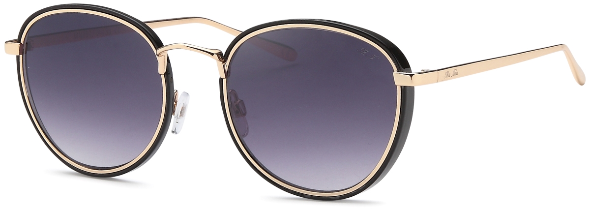 Picture of Mia Nova MN - 133S Premium Round Sunglasses&#44; Black