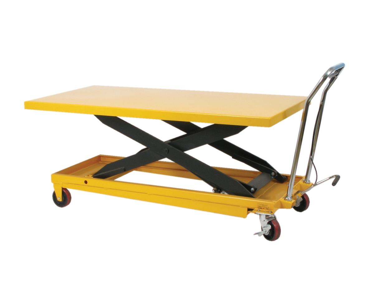 Wesco Industrial 273230 2200 lbs Long Deck Scissors Table