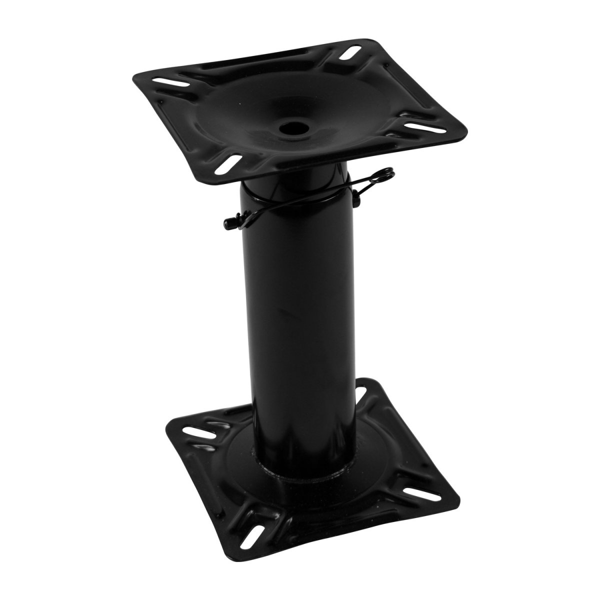 12-18 in. Adjustable Black Steel Pedestal