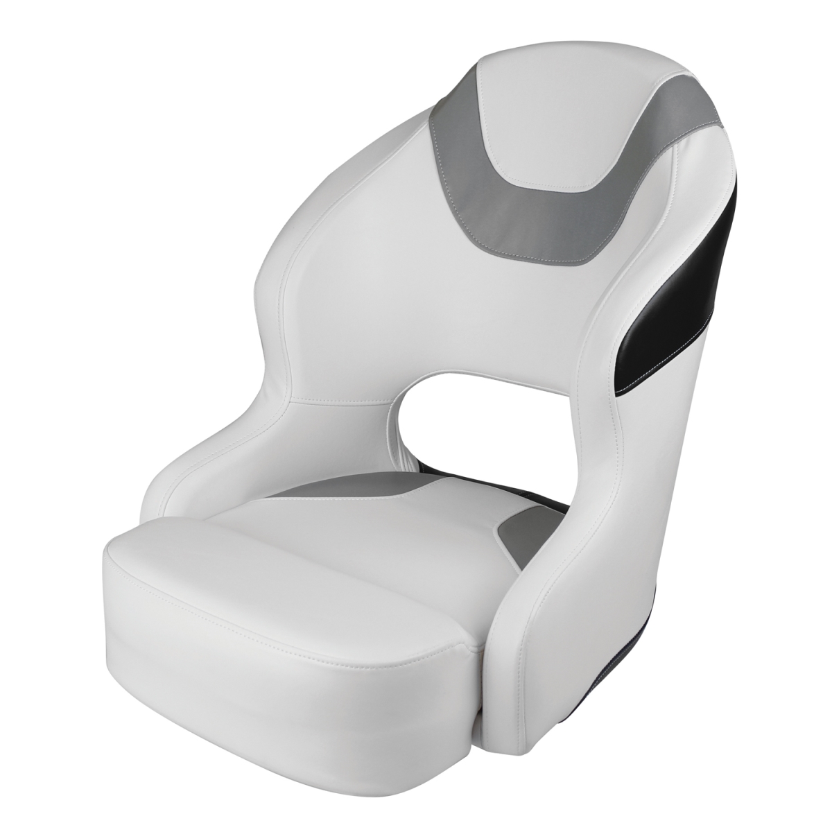 3314-1782 Baja Bucket Seat, Brite White, Grey & Black