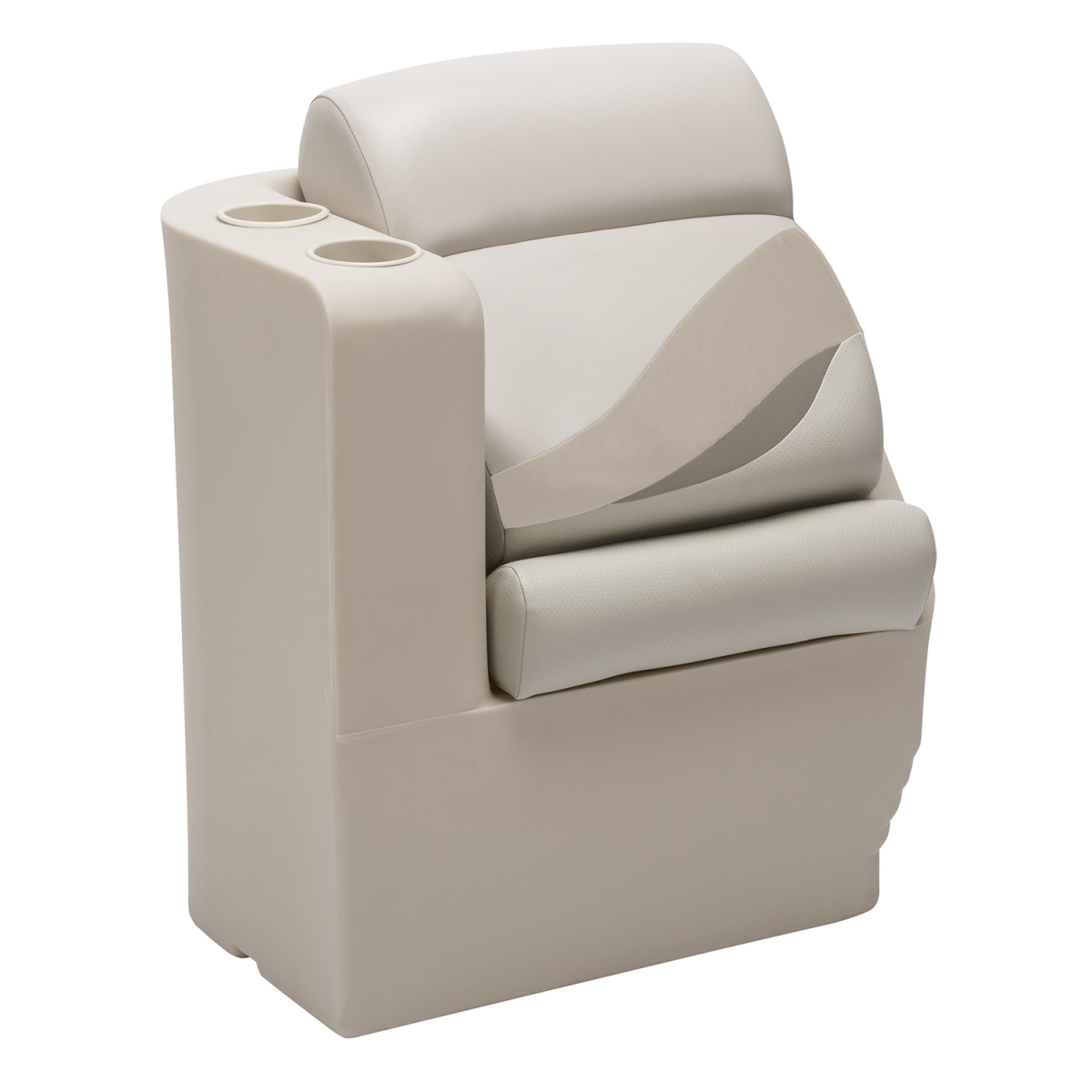Premier Pontoon Lean Back - Left, Stone, Mocha Java & Khaki