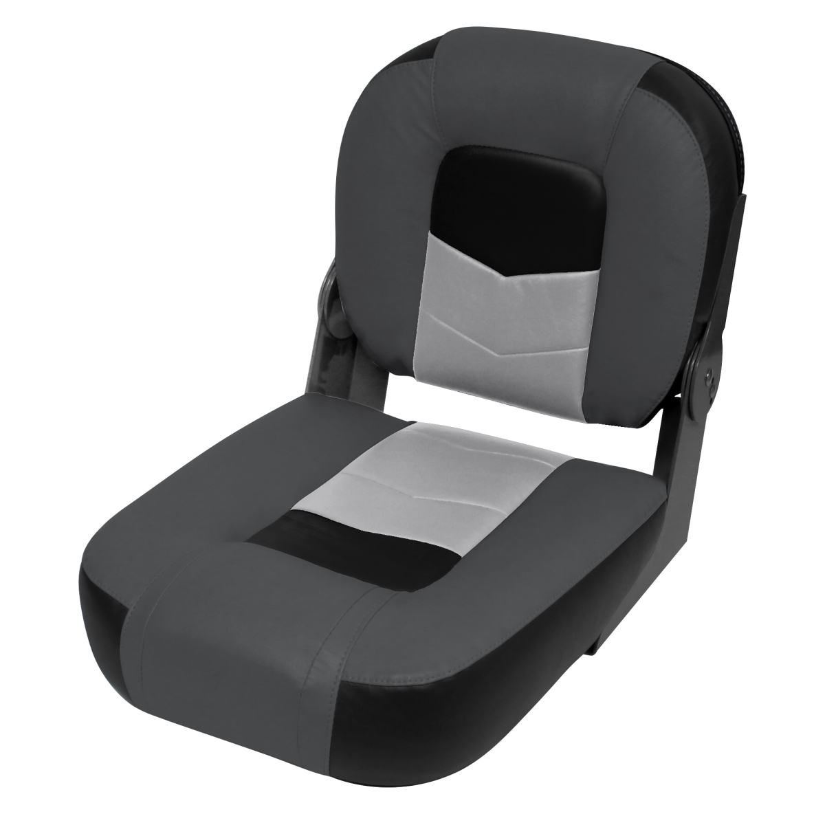 Wise 3305-860 Pro-Angler Series 14" Center Seat, Charcoal/Black/Marble Grey