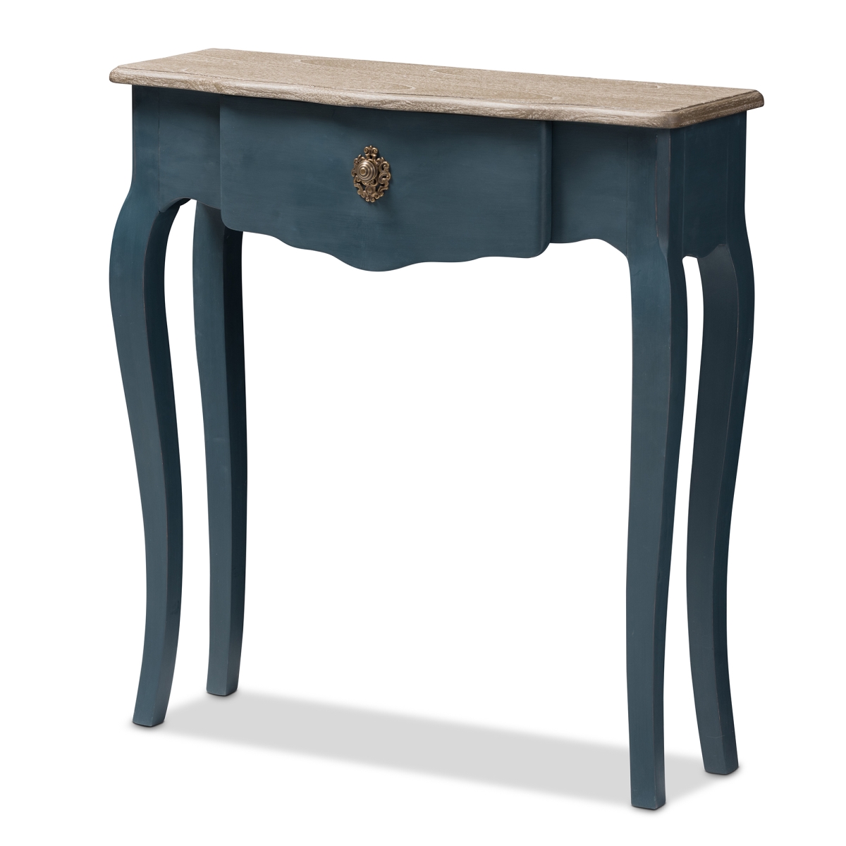 Picture of Baxton Studio CES11-Blue Spruce-ST Mazarine Classic & Provincial Blue Spruce Finished Console Table