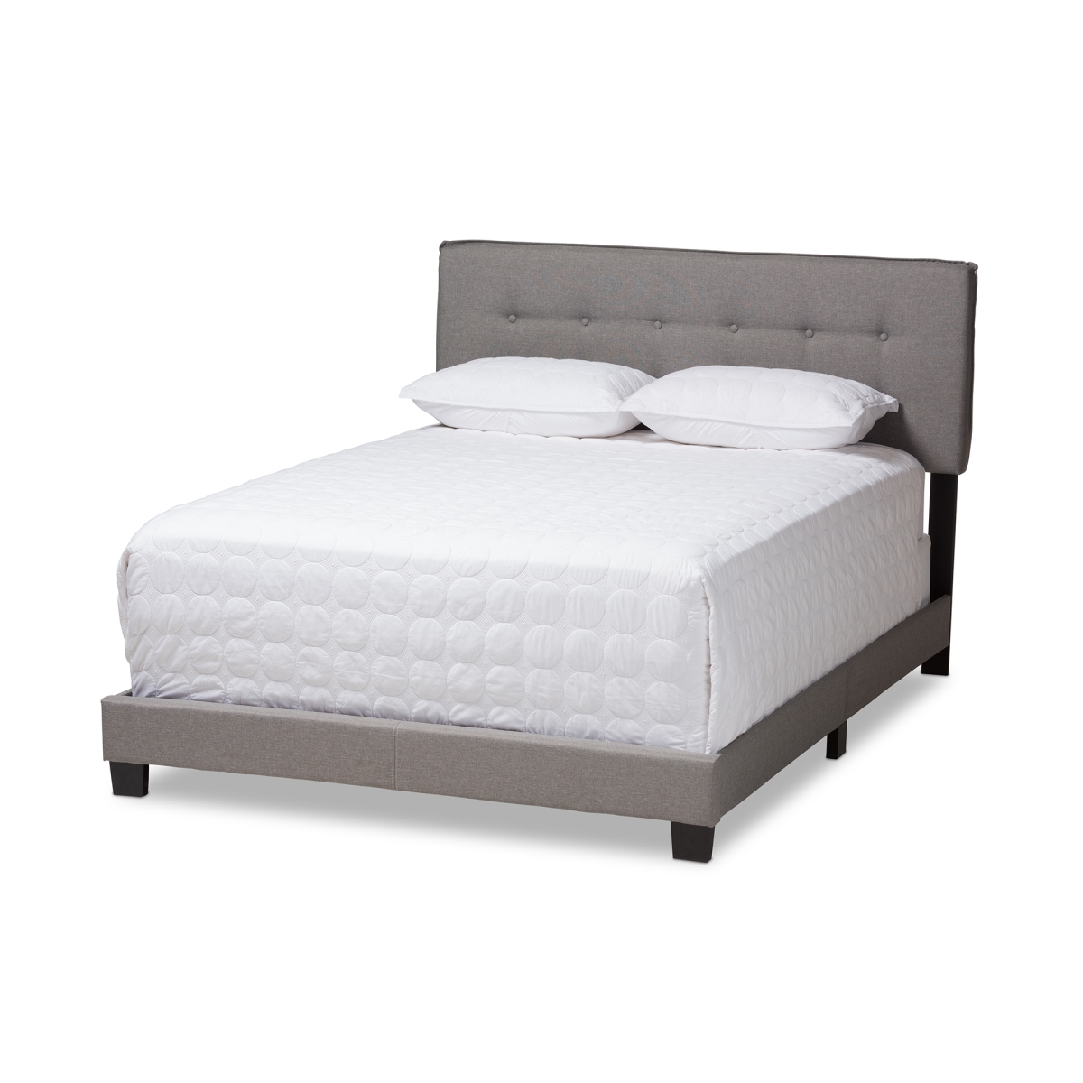 CF8747-M-Light Grey-Queen Audrey Modern & Contemporary Light Grey Fabric Upholstered Queen Size Bed -  Baxton Studio, 842507136604